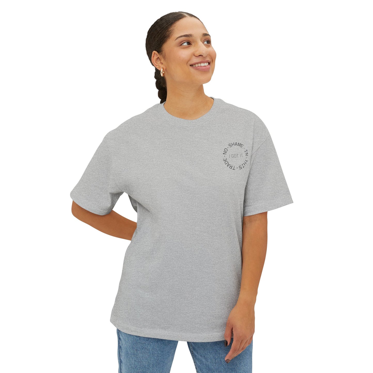 Unisex No Shame Oversized Boxy Tee