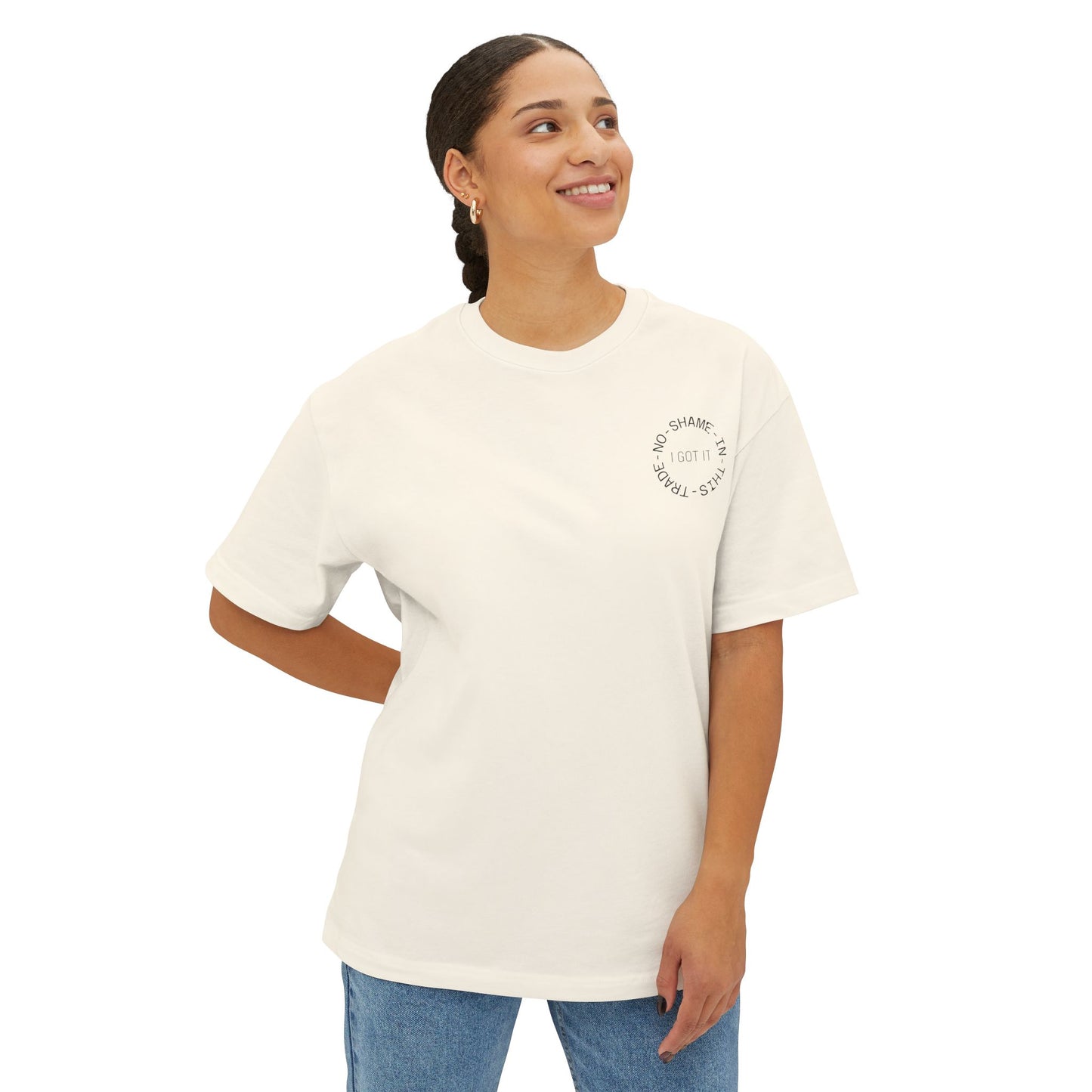 Unisex No Shame Oversized Boxy Tee