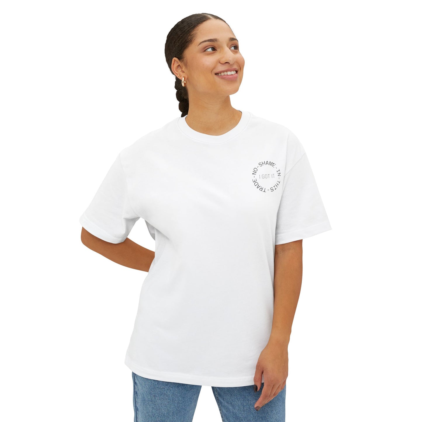 Unisex No Shame Oversized Boxy Tee