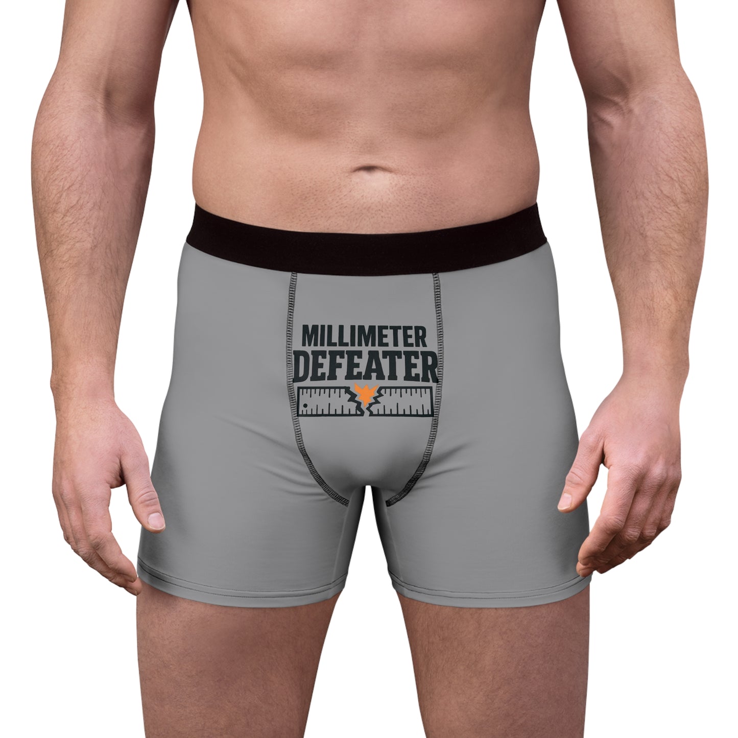 Men's Boxer Briefs - Millimeter Defeater Design, Comfortable Underwear for Men, Gift for Him, Fun Menswear, Everyday Essentials, Funny [...]